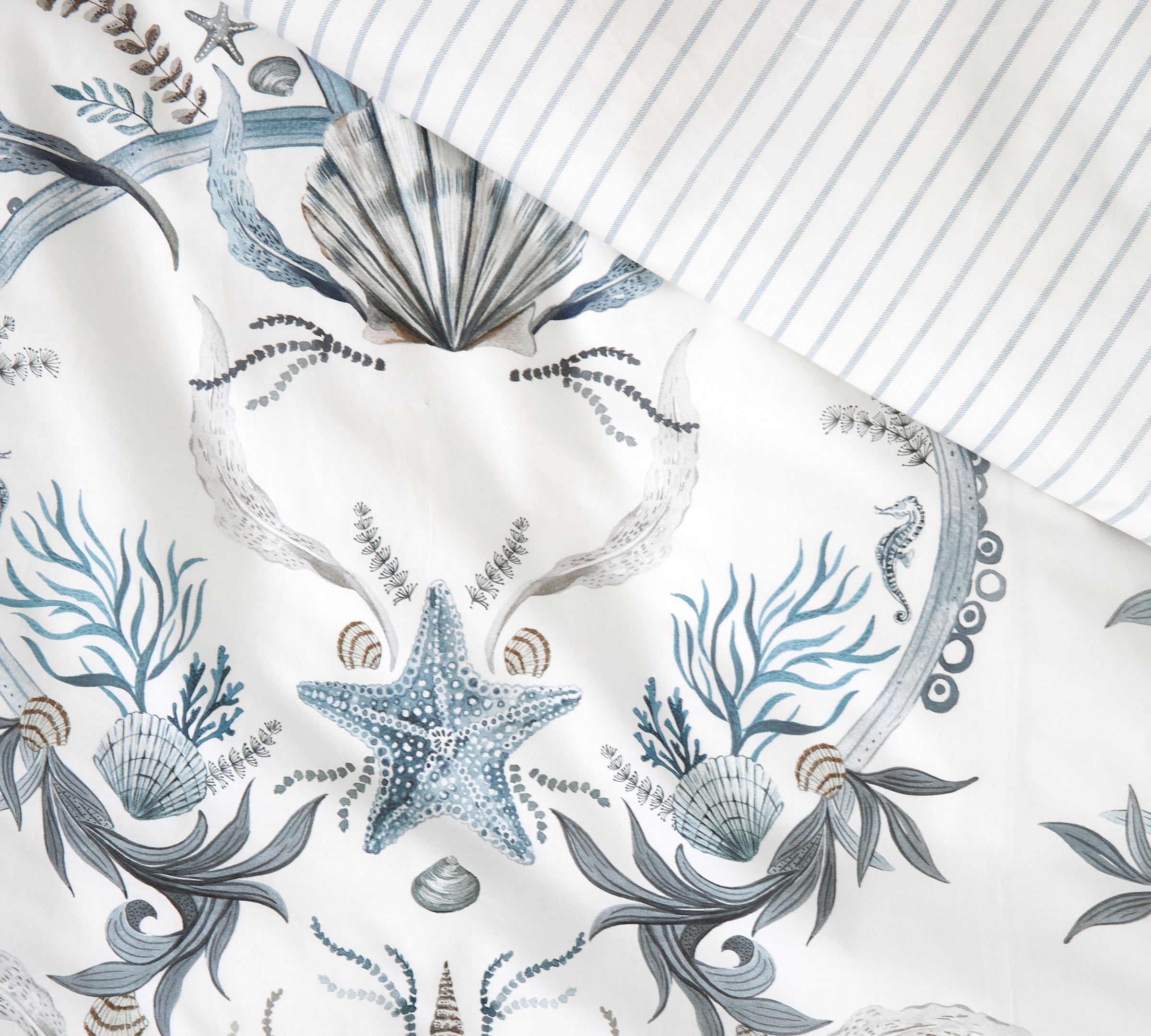 Atlantis Duvet Cover Set | Blue-4