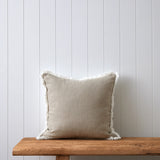 Atlantis Embroidered Square Cushion Cover | Blue White-3