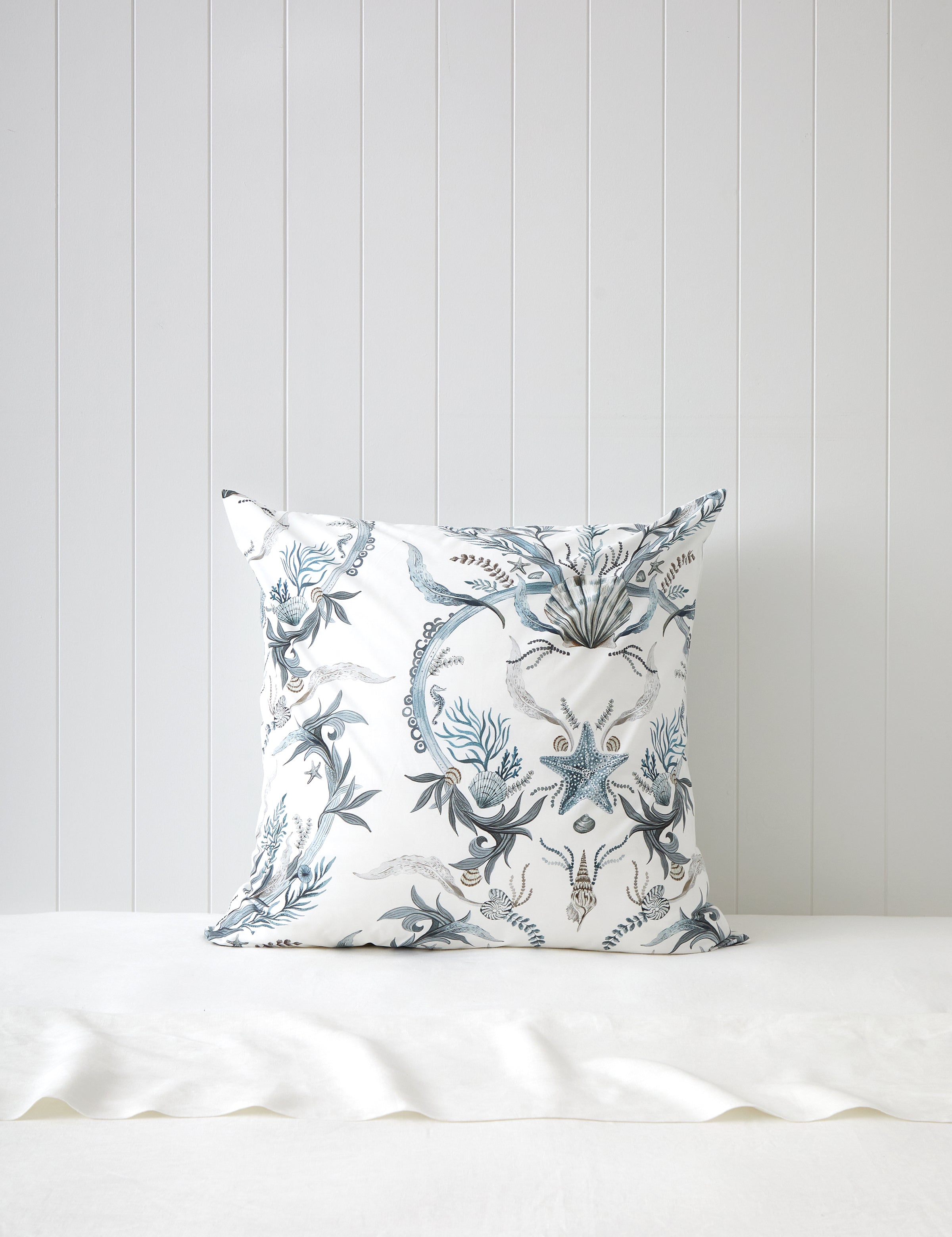 Atlantis European Pillowcase | Blue-1