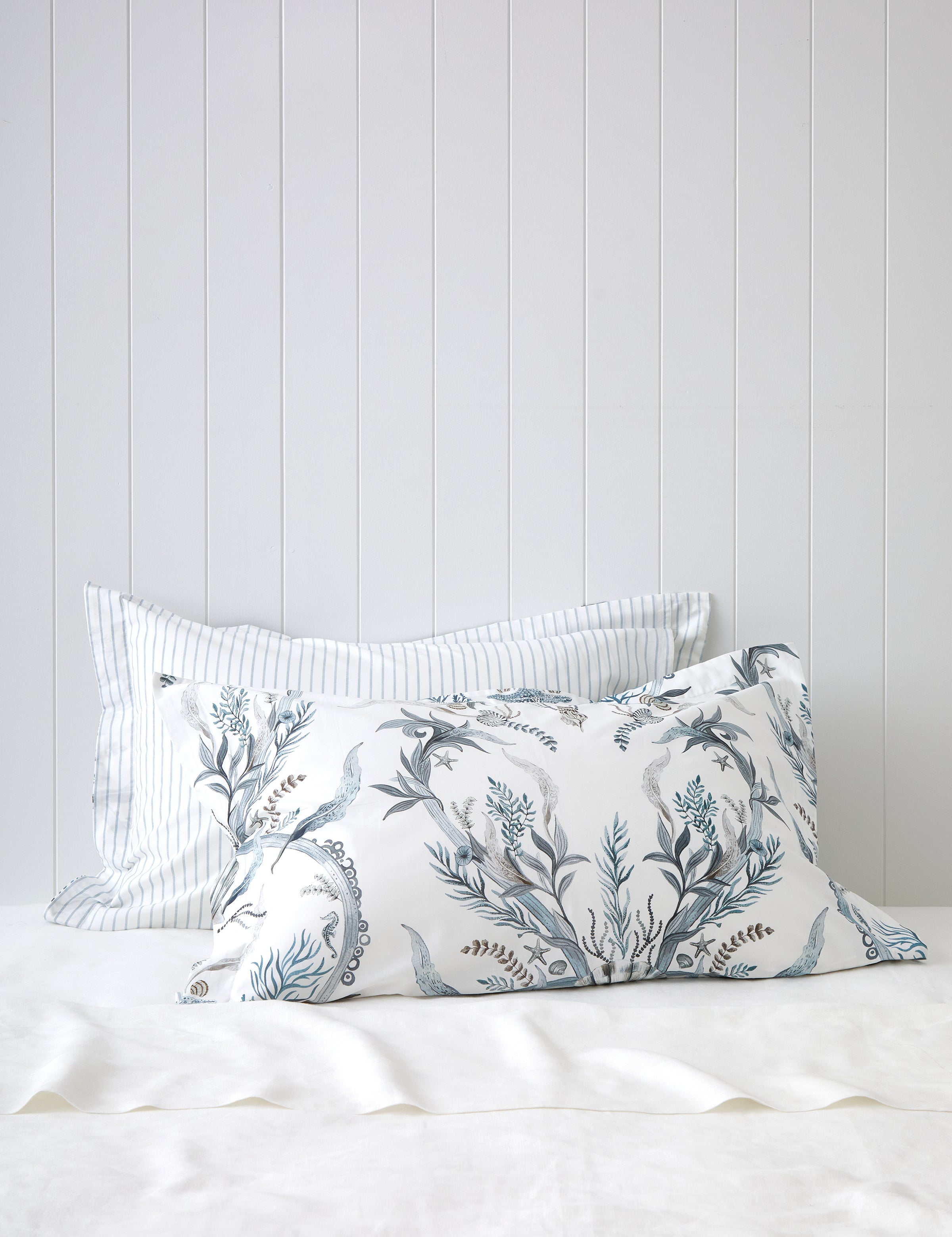 Atlantis Oxford Pillowcase Set | Blue-1