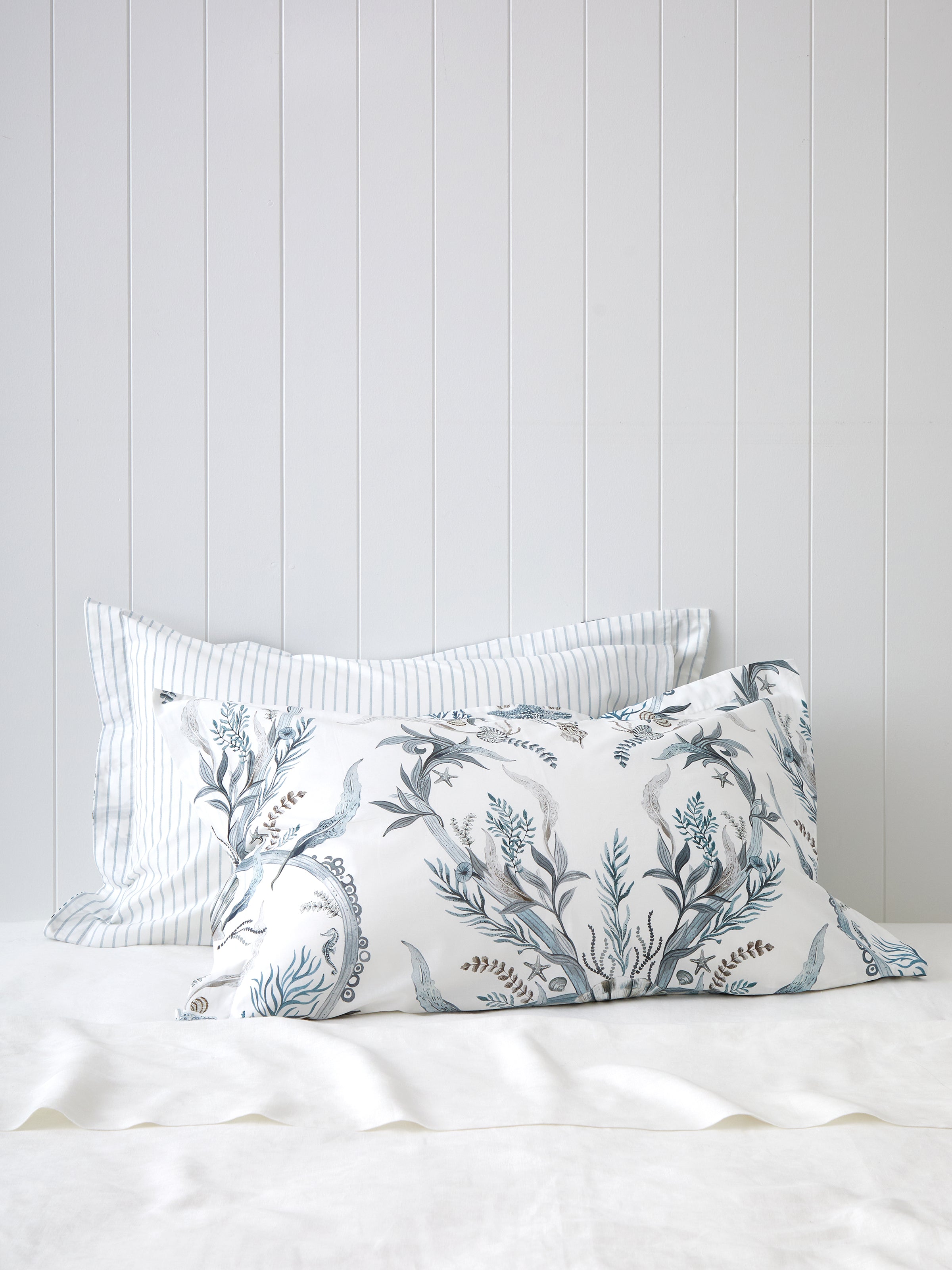 Atlantis Oxford Pillowcase Set | Blue-1