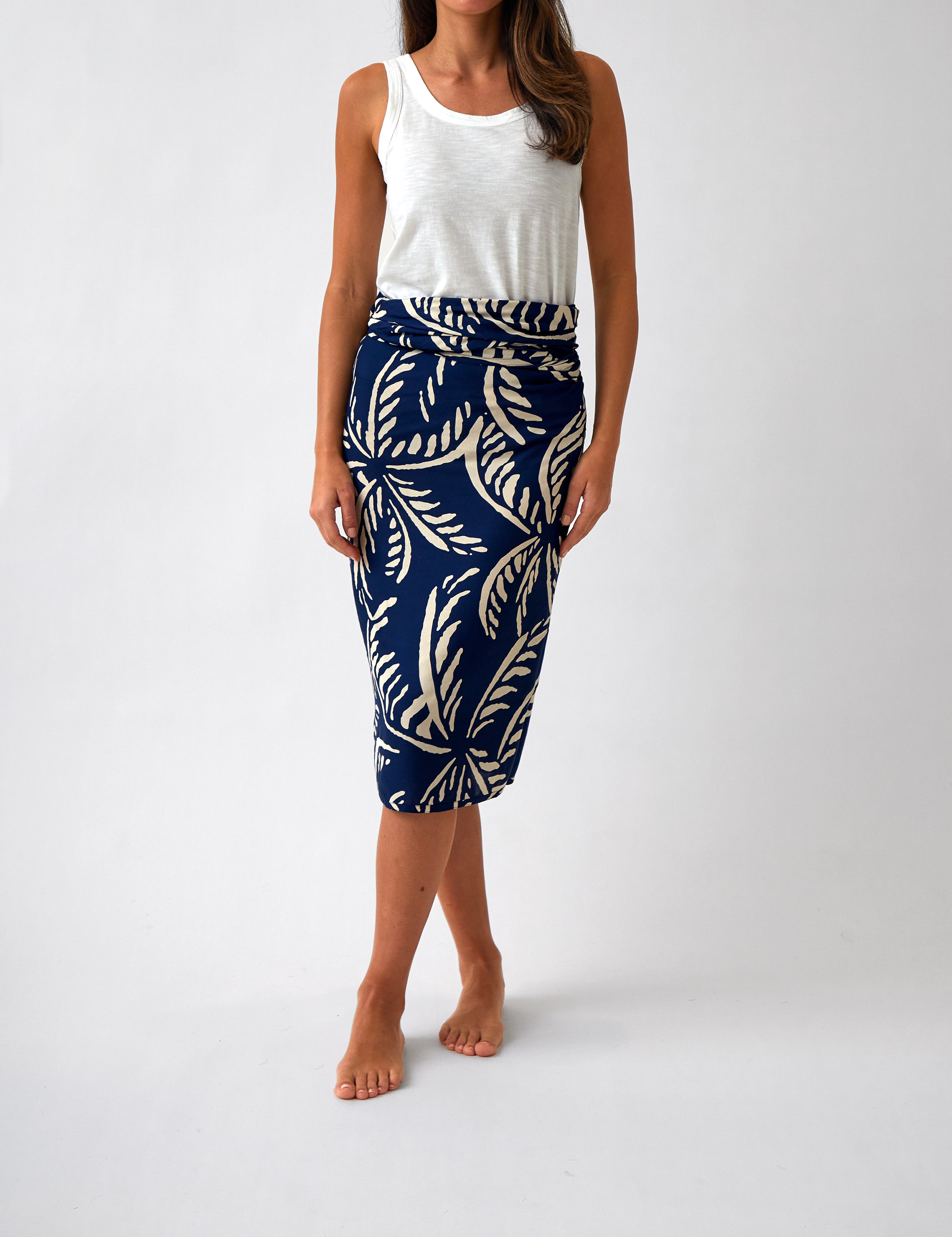 Bahama Modal Sarong | Navy Blue-1