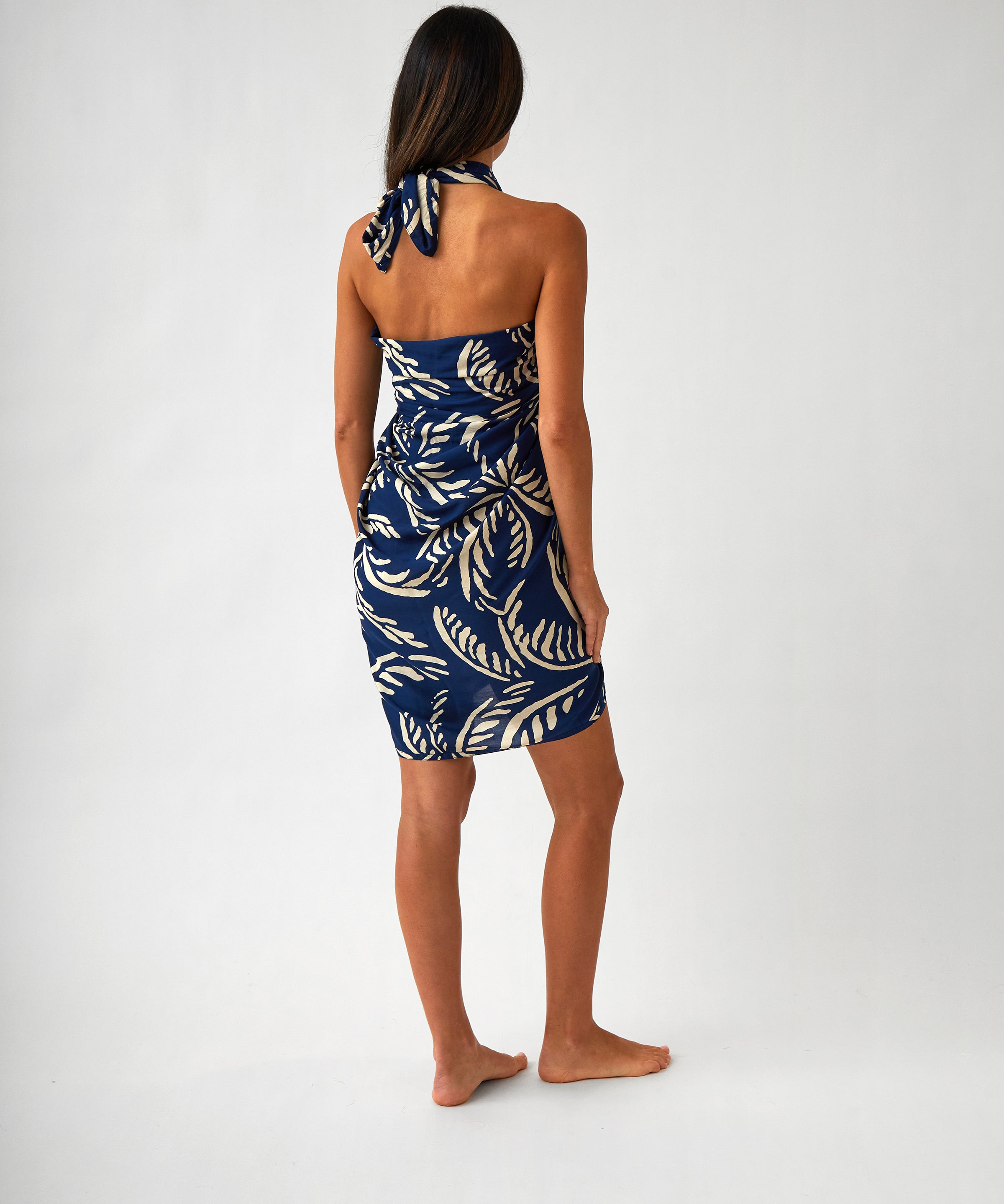 Bahama Modal Sarong | Navy Blue-4