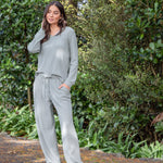 Balance Waffle Knit Long Sleeve Tee | Mist-5