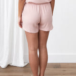 Balance Waffle Knit Shorts | Blush-4