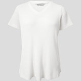Balance Waffle Knit Tee Shirt | White-2