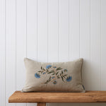 Ballad Embroidered Rectangle Cushion Cover | Natural-1