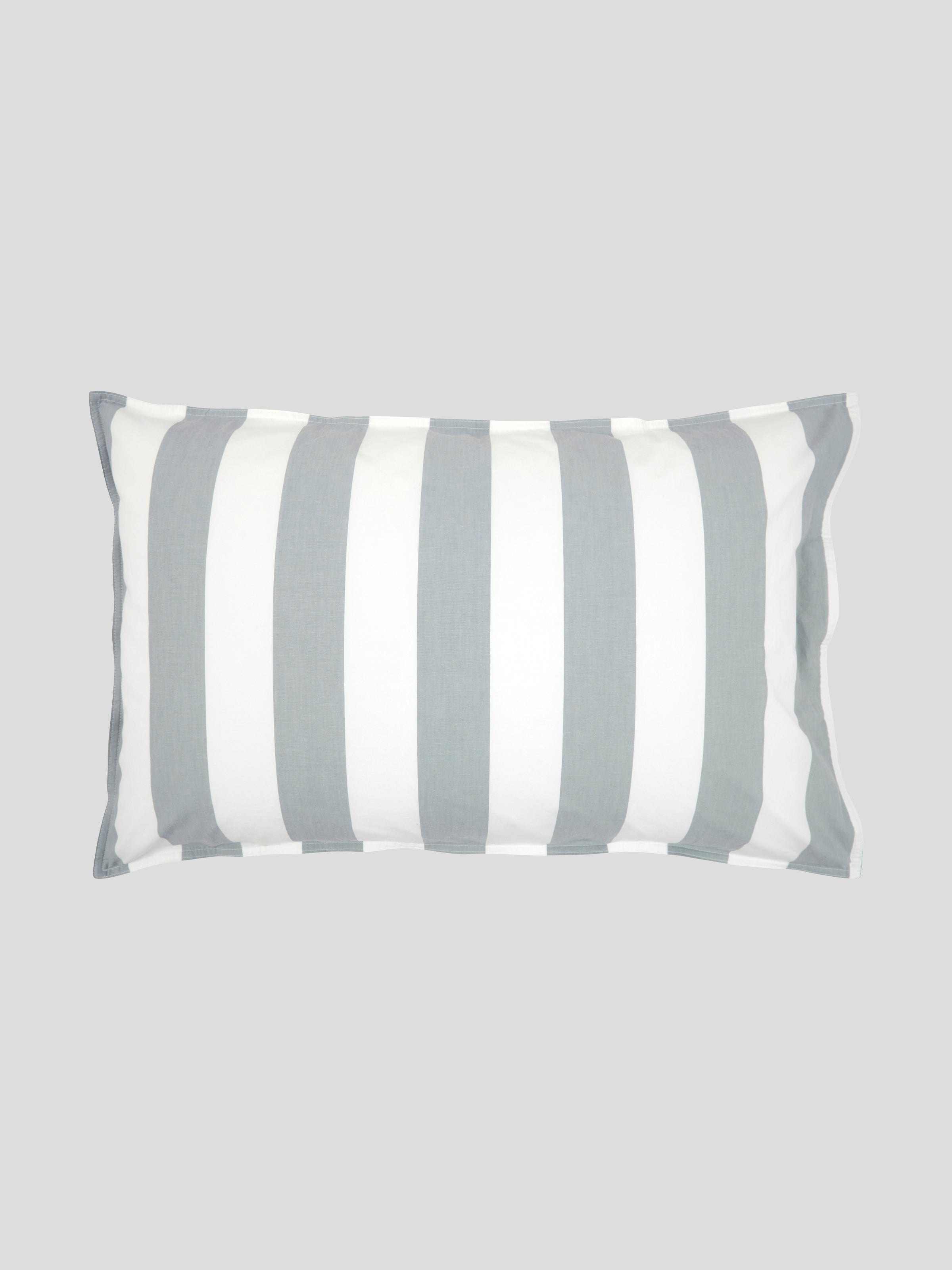 Bayside Standard Pillowcase Set | Blue Stripe-1