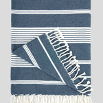 Beach Blanket | Blue Stripe-1