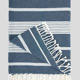 Beach Blanket | Blue Stripe-1