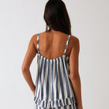 Beau Cami | Blue Stripe-4