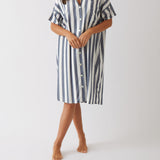 Beau Nightshirt | Blue Stripe-1