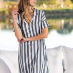 Beau Nightshirt | Blue Stripe-3