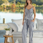 Beau PJ Pants | Blue Stripe-3