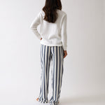 Beau PJ Pants | Blue Stripe-4