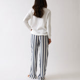 Beau PJ Pants | Blue Stripe-4