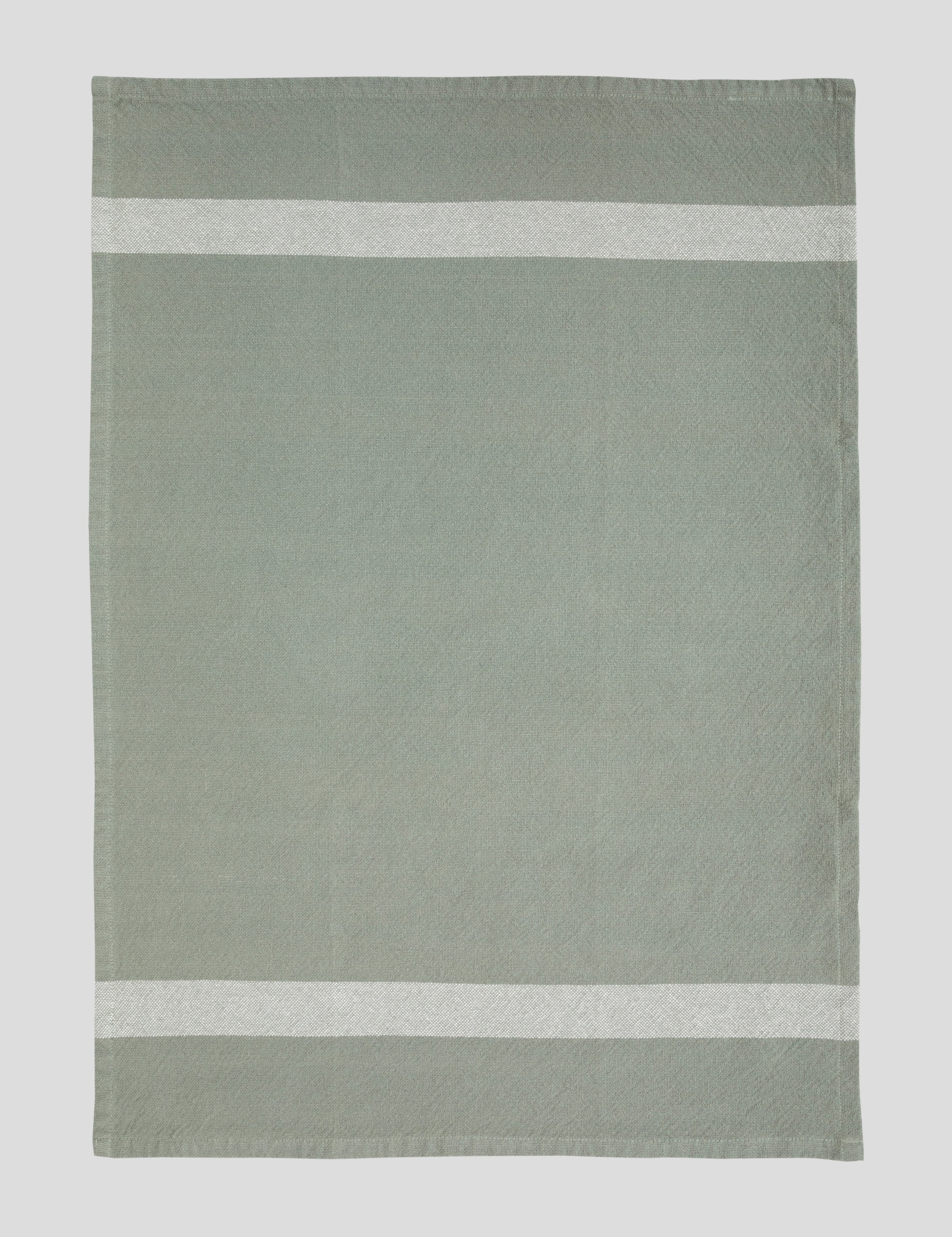 Beaumont Tea Towel Set of 2 | Green White-2
