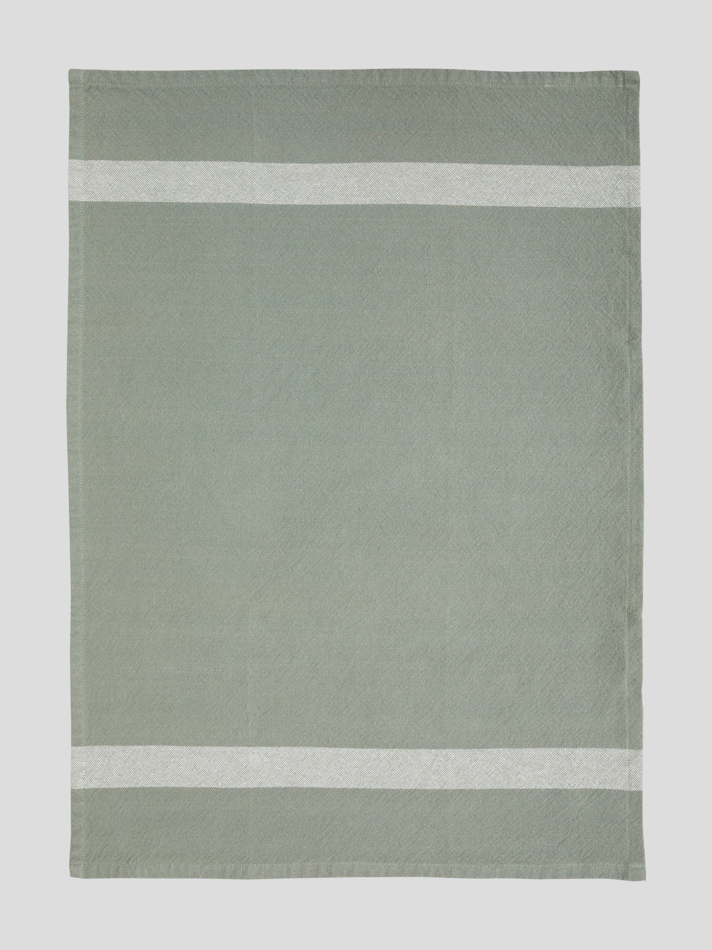 Beaumont Tea Towel Set of 2 | Green White-2