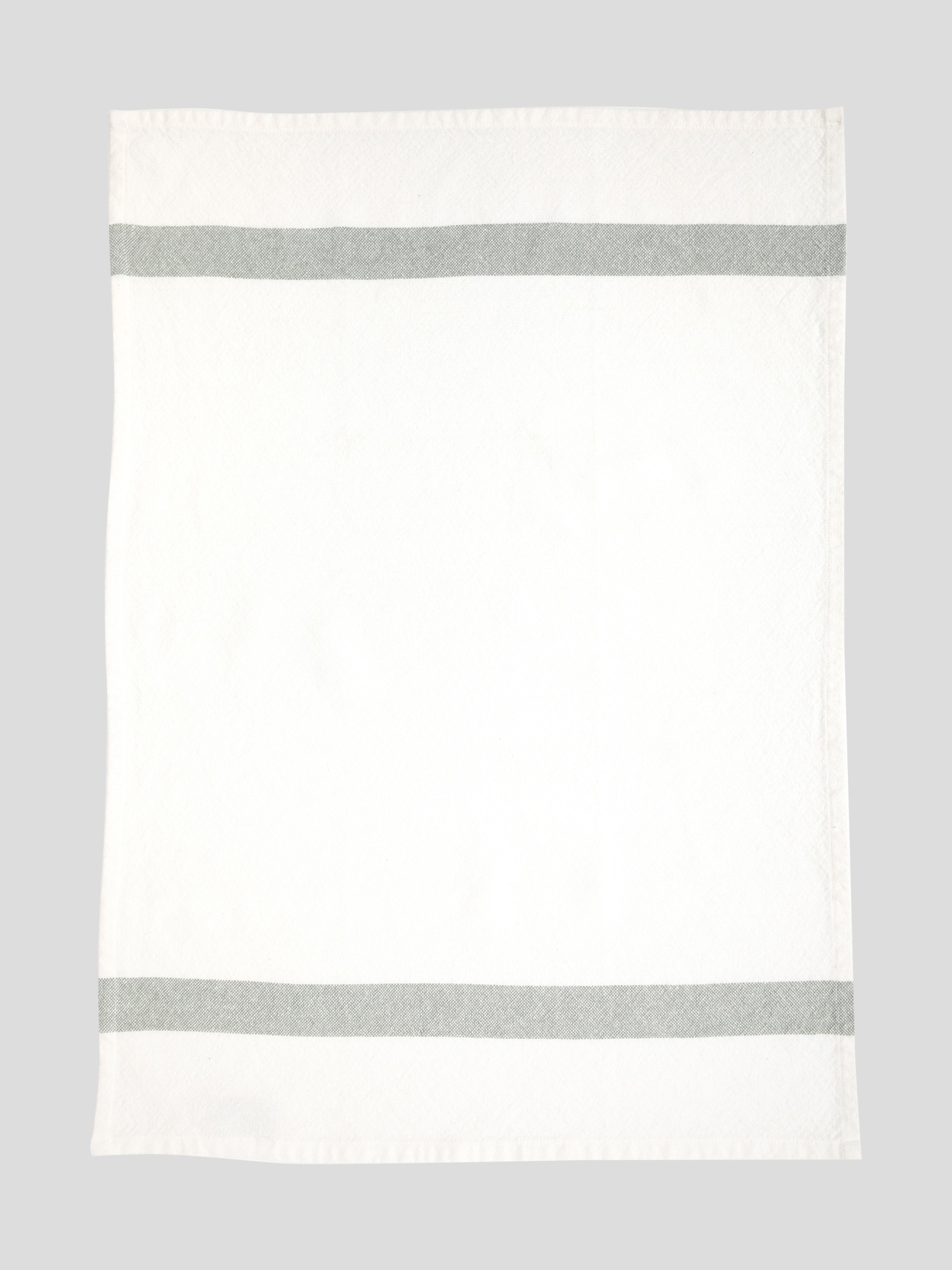 Beaumont Tea Towel Set of 2 | Green White-3