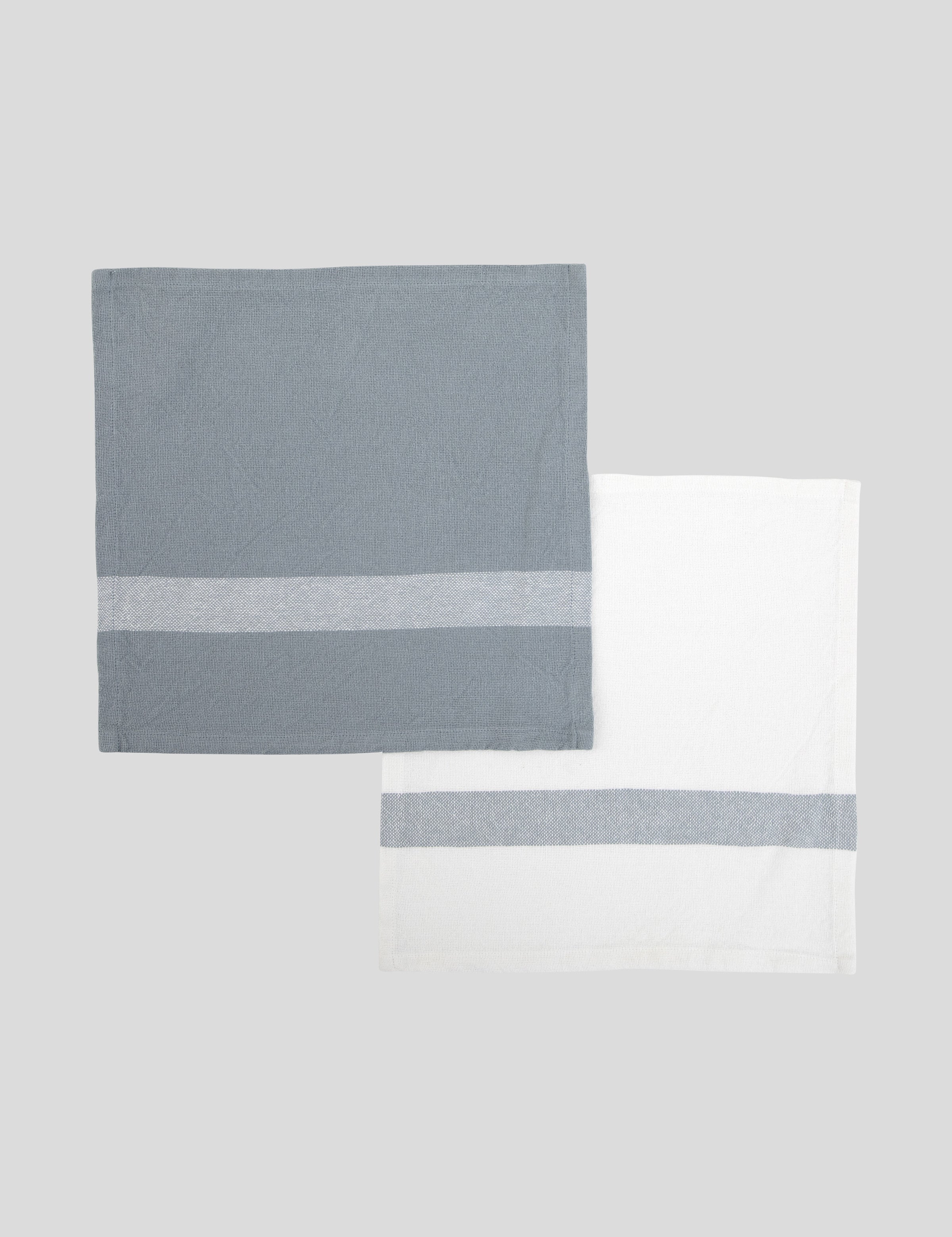 Beaumont Washcloth Set of 2 | Blue White-1