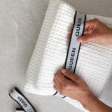 Bedding Organiser Bands Set of 2 | Grey-3