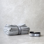 Bedding Organiser Bands Set of 2 | Grey-4