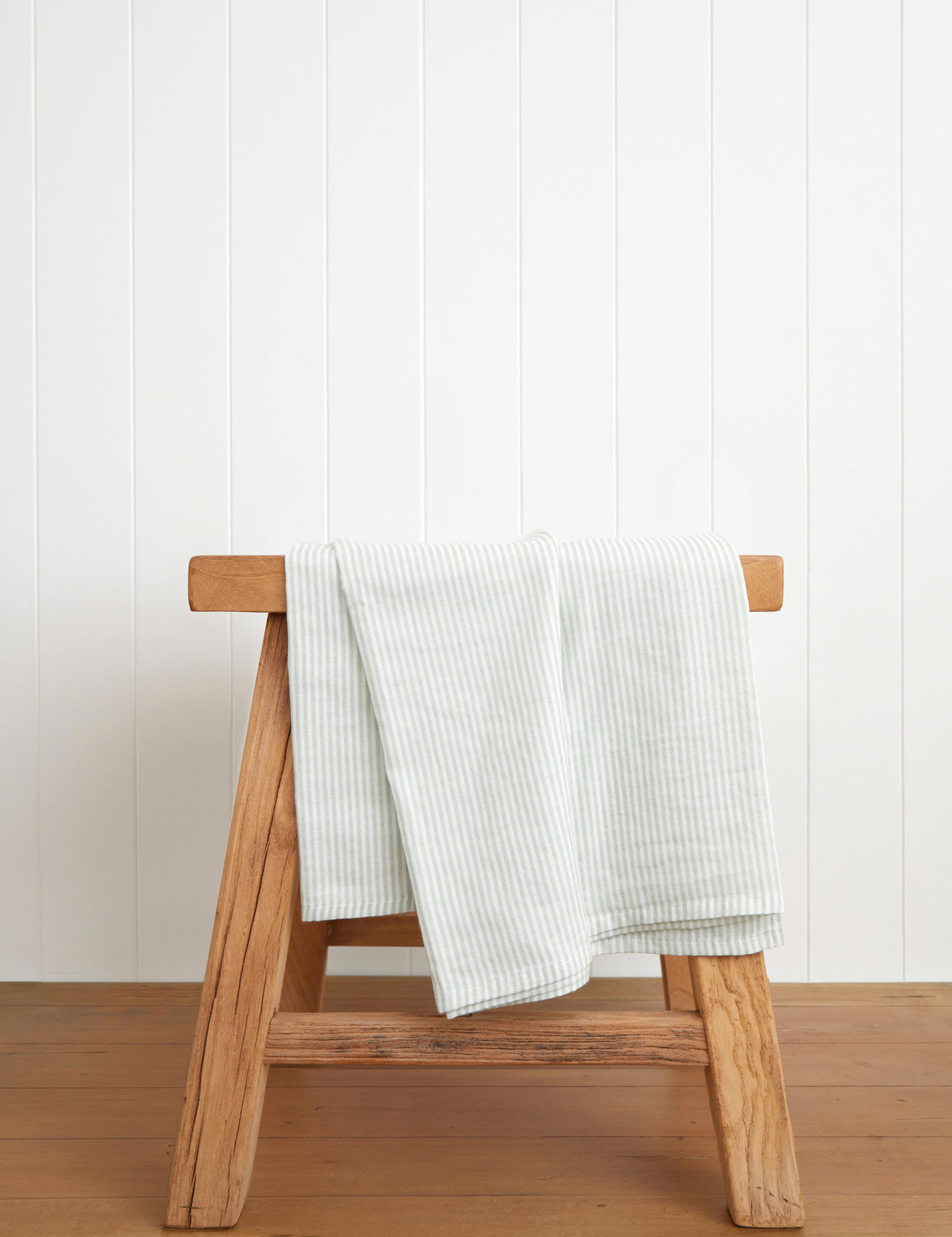 Bee Cosy Stripe Muslin Baby Wrap | Green-1