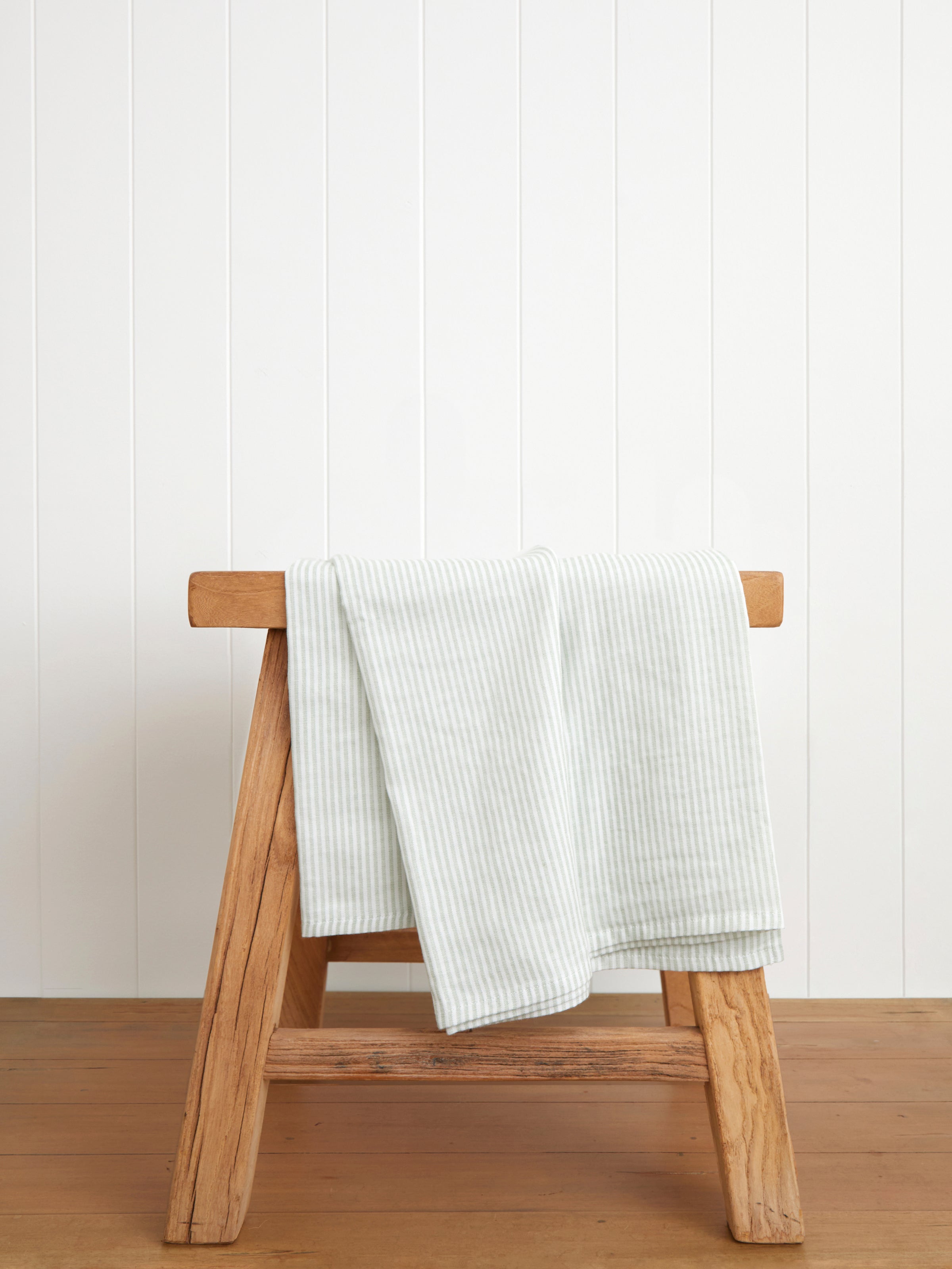 Bee Cosy Stripe Muslin Baby Wrap | Green-1