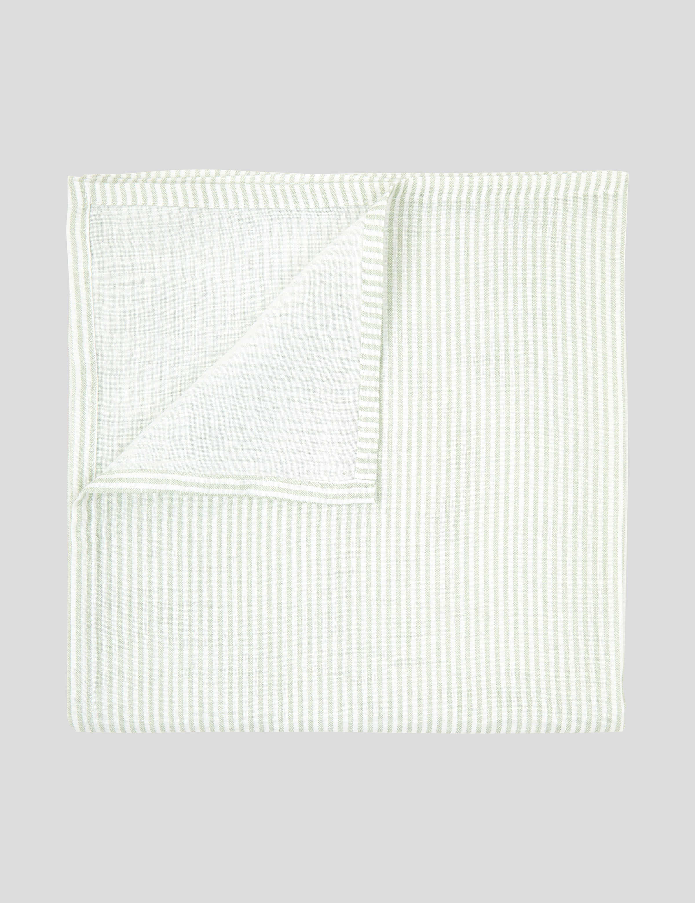 Bee Cosy Stripe Muslin Baby Wrap | Green-3