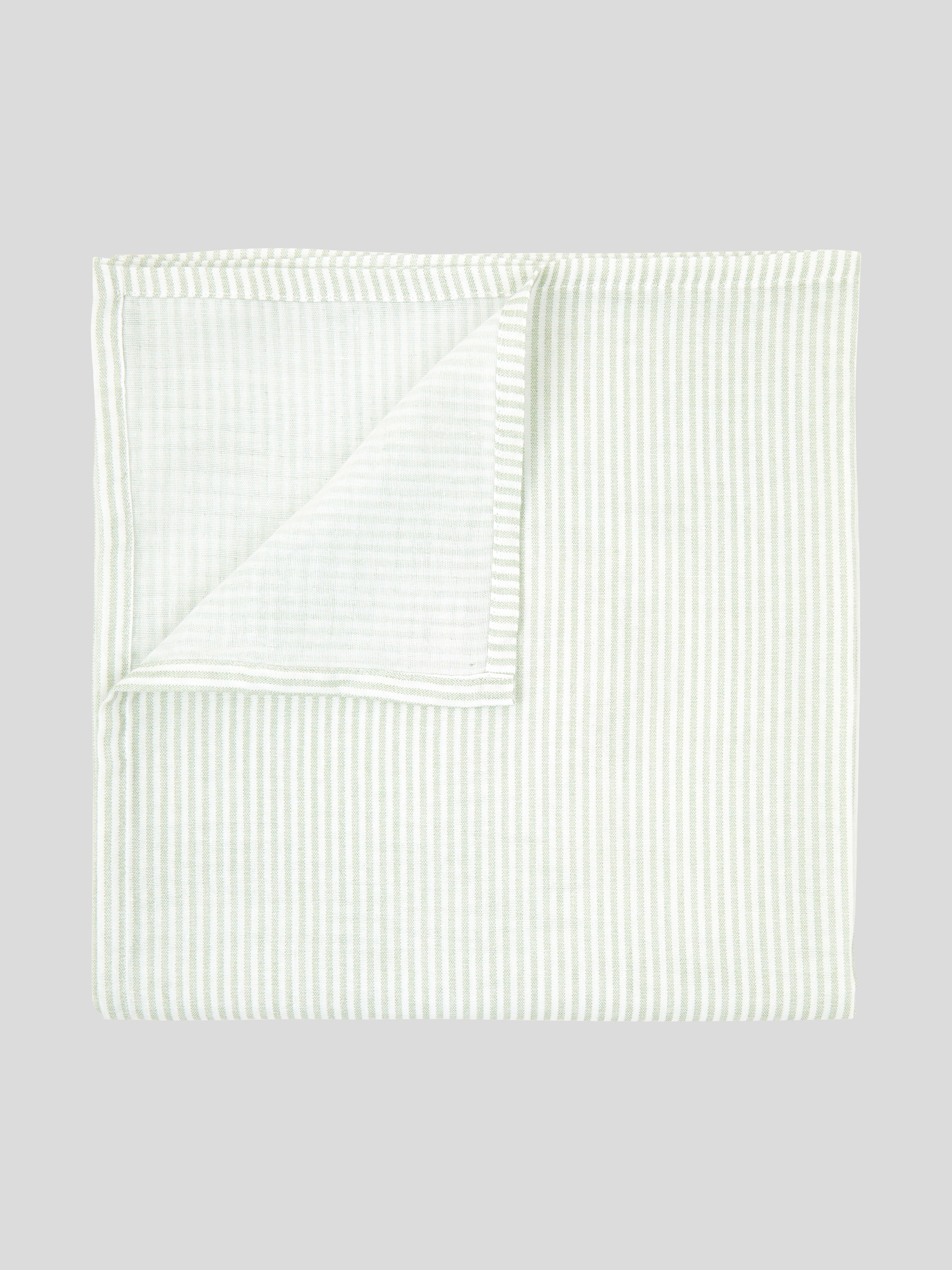 Bee Cosy Stripe Muslin Baby Wrap | Green-3