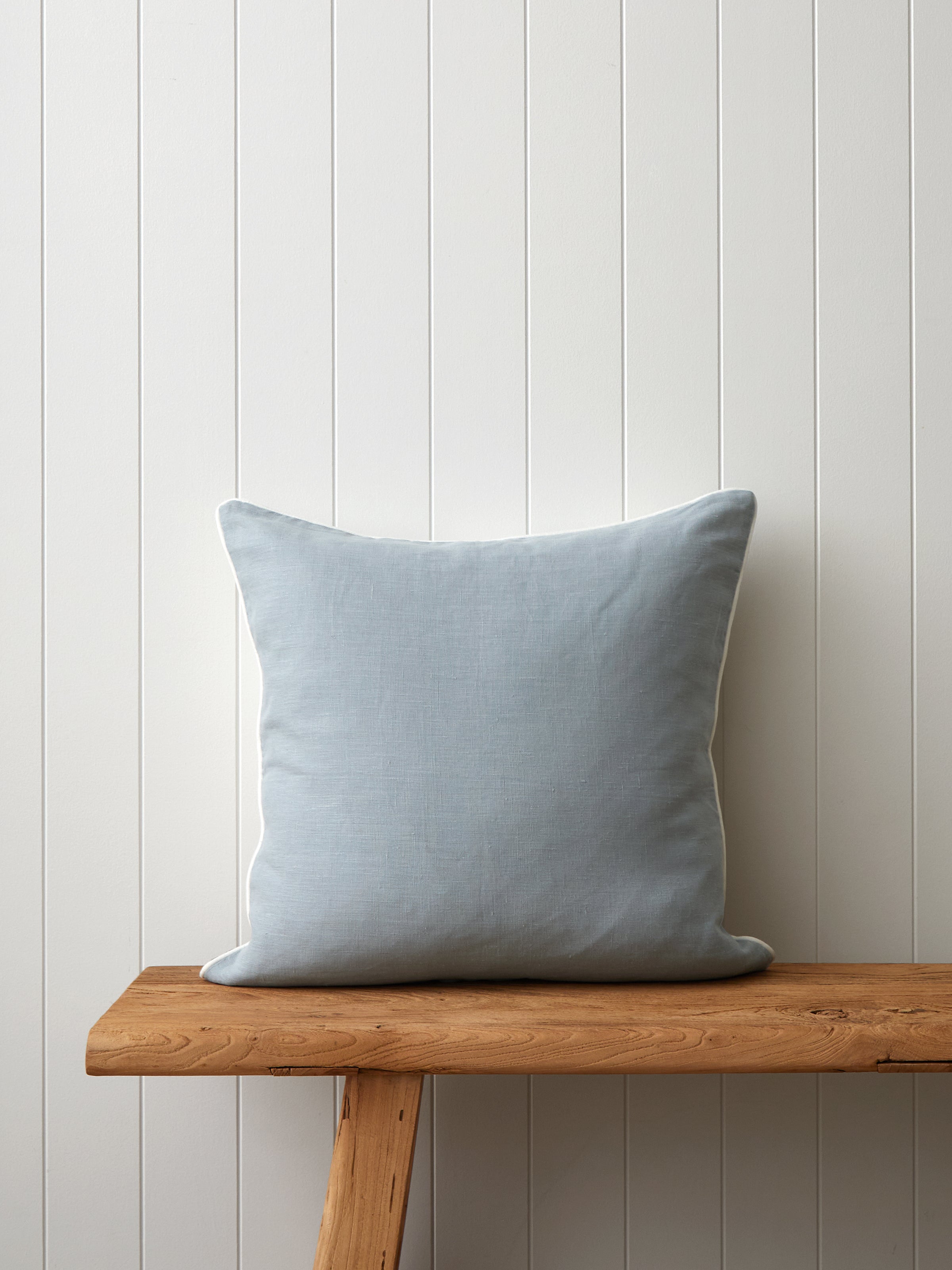 Bee Swarm Embroidered Large Square Cushion Cover | Blue-3