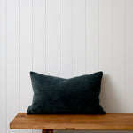 Bee Swarm Embroidered Rectangle Cushion Cover | Midnight-3