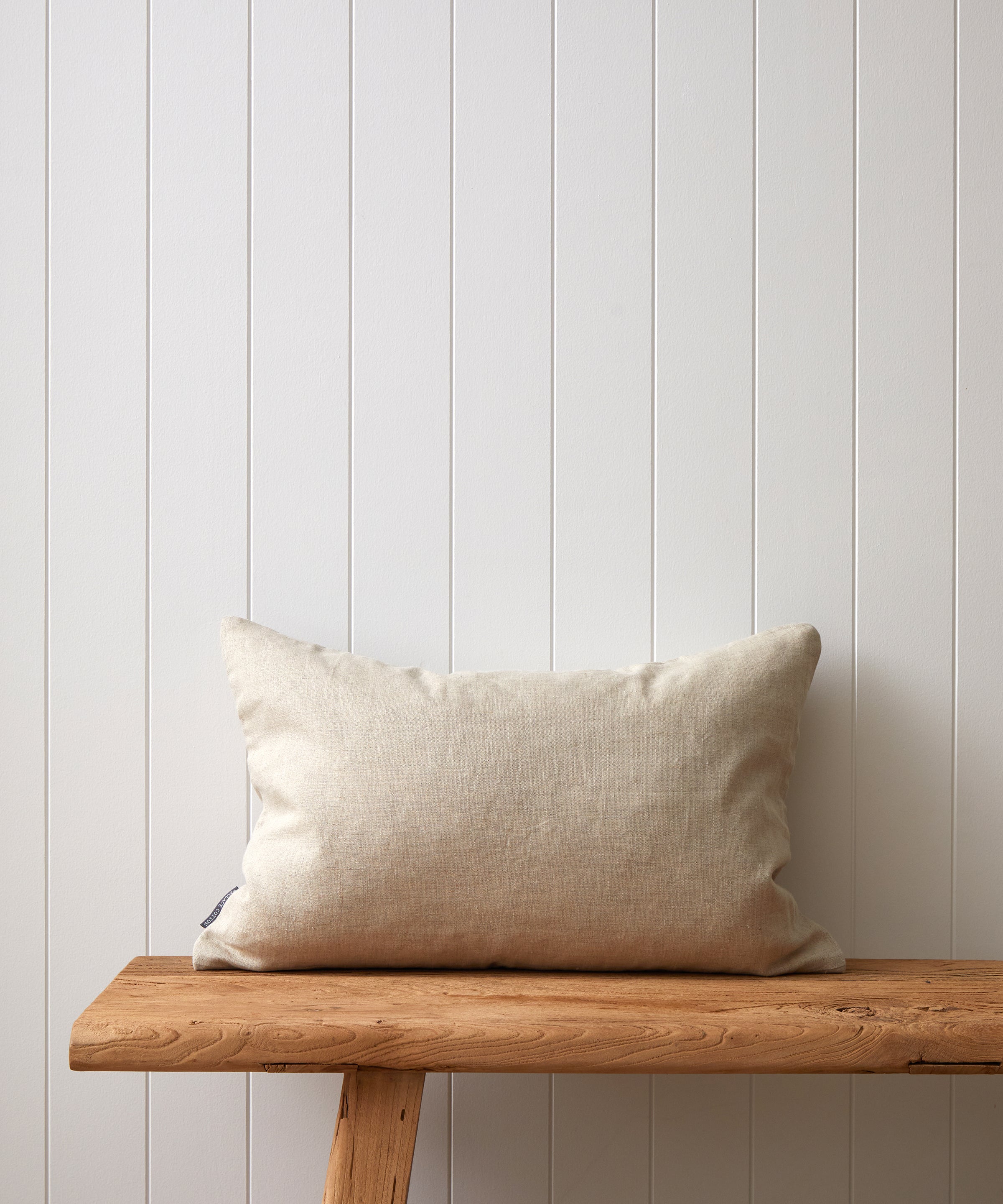 Bee Swarm Embroidery Rectangle Cushion Cover | Merlot-3