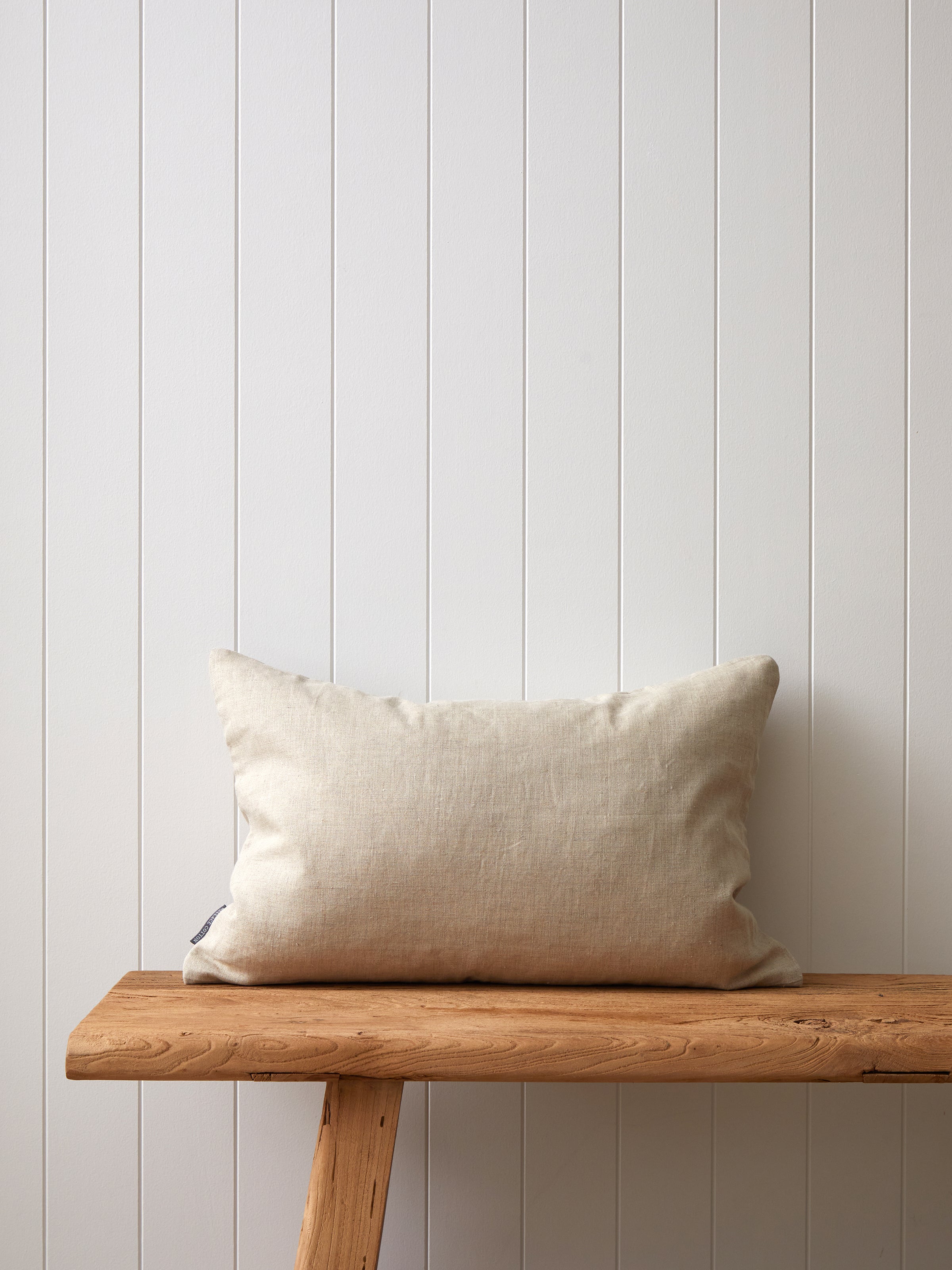 Bee Swarm Embroidery Rectangle Cushion Cover | Merlot-3