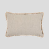 Bee Swarm Embroidery Rectangle Cushion Cover | Tussock Natural-3