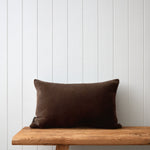 Bee Trio Embroidered Rectangle Cushion Cover | Natural Cocoa-3