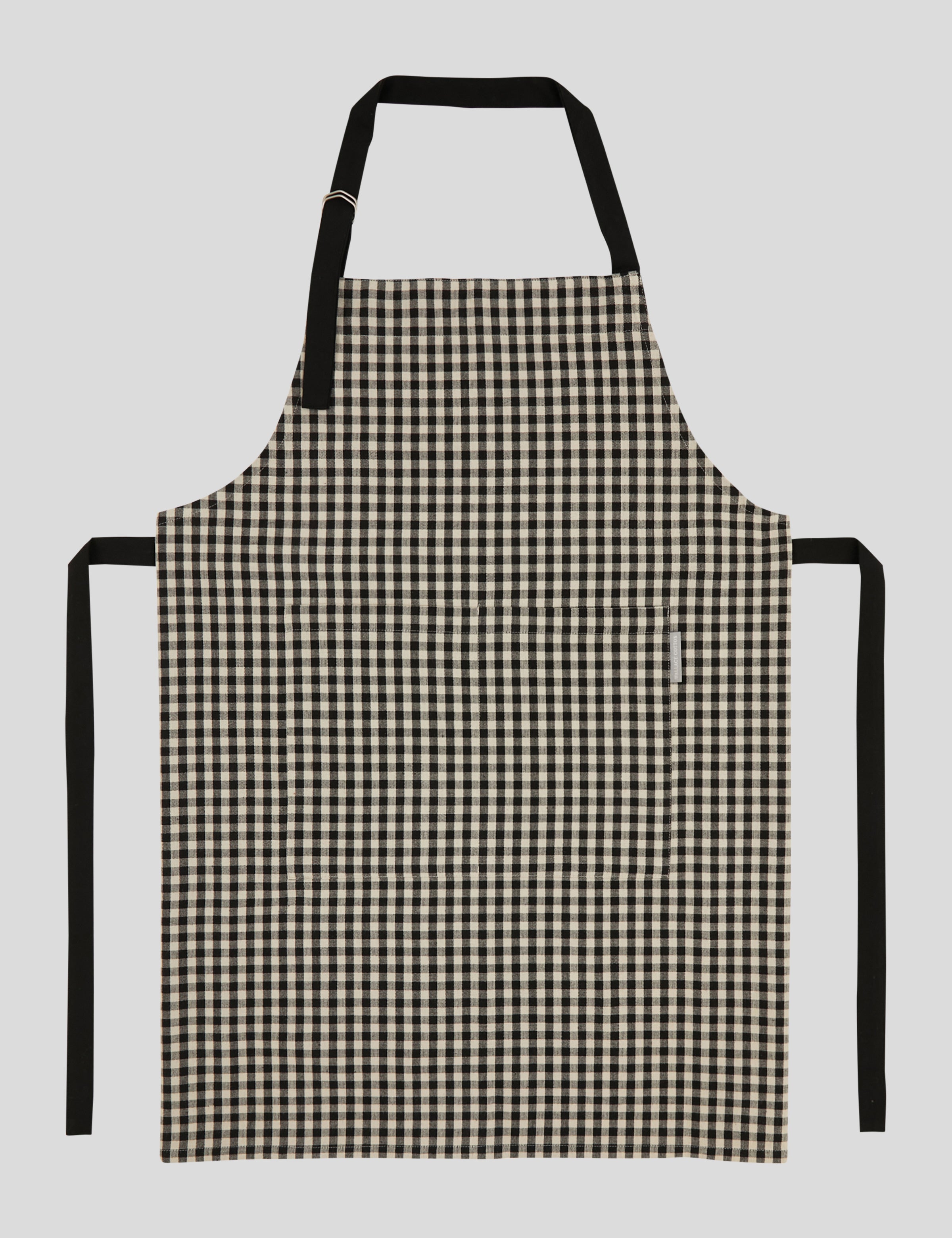 Beekeeper Gingham Apron | Natural Black-1