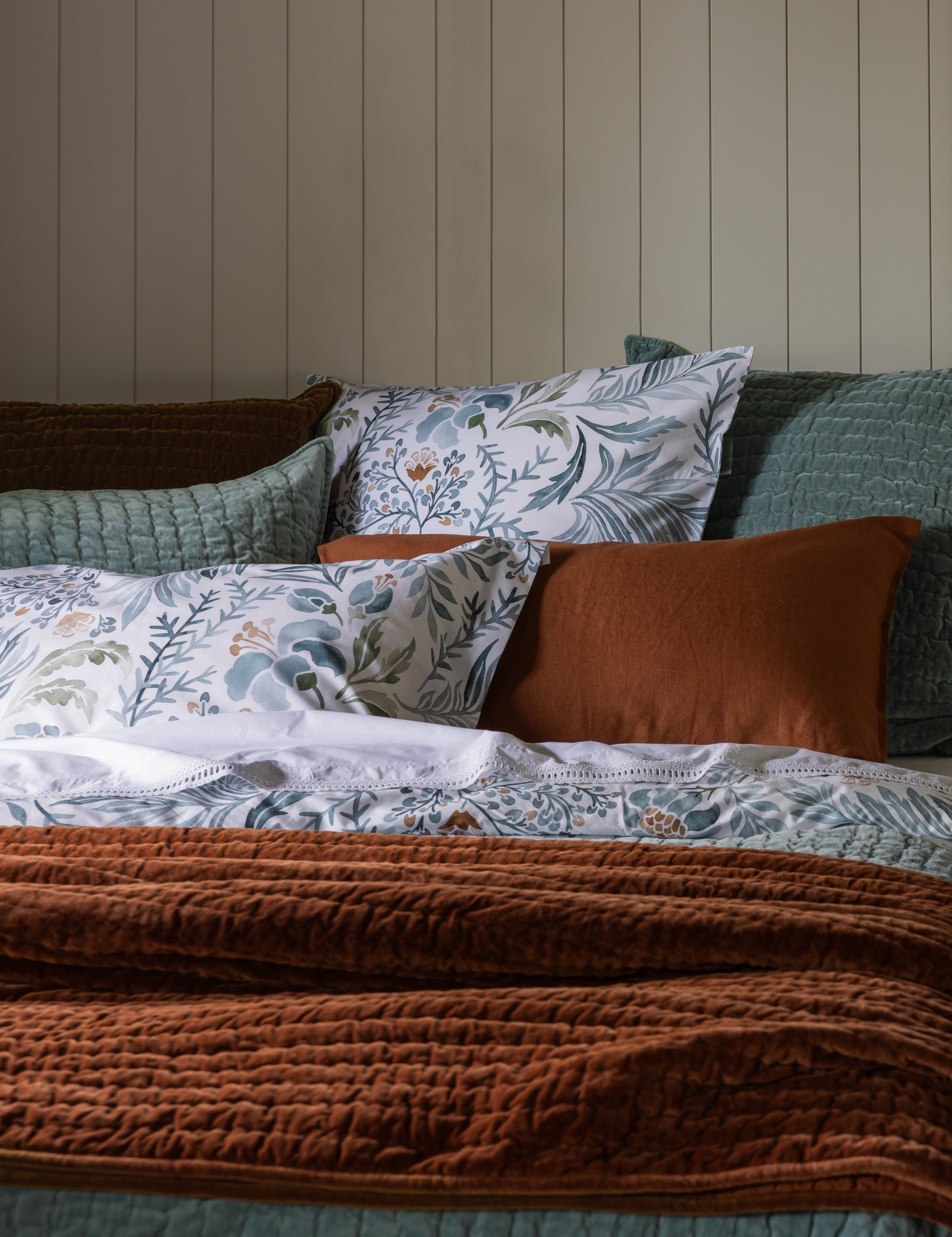 Bellevue European Pillowcase | Floral-2