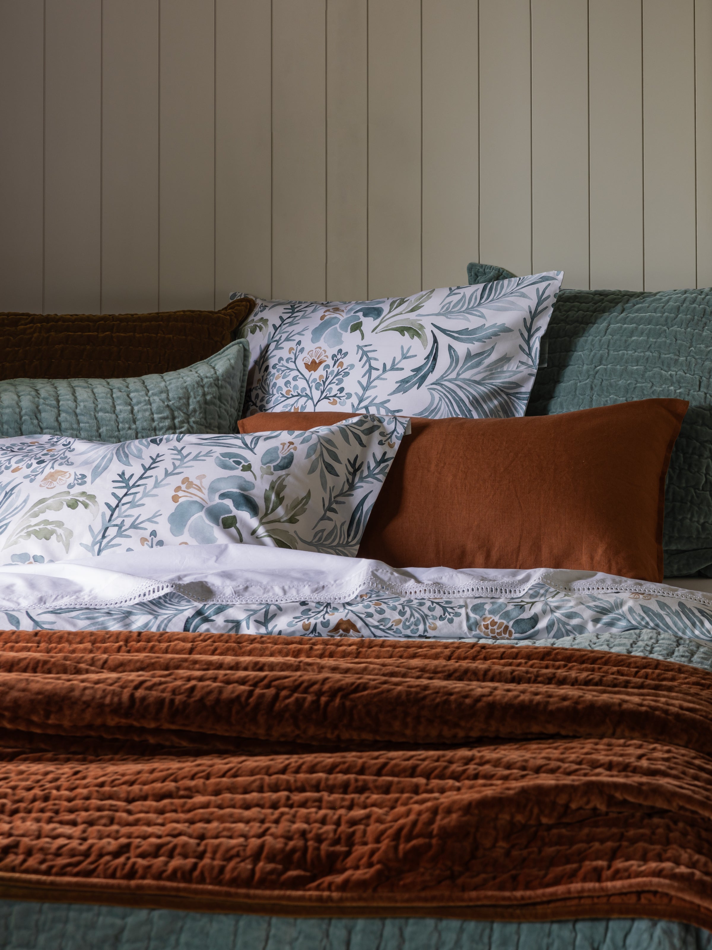 Bellevue European Pillowcase | Floral-2