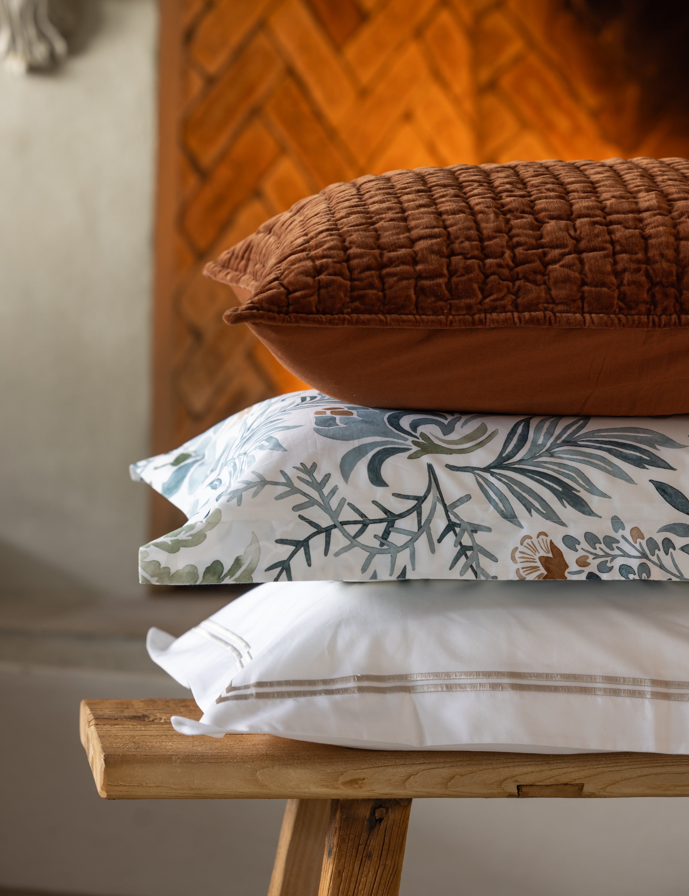 Bellevue Oxford Pillowcase Set | Floral-2