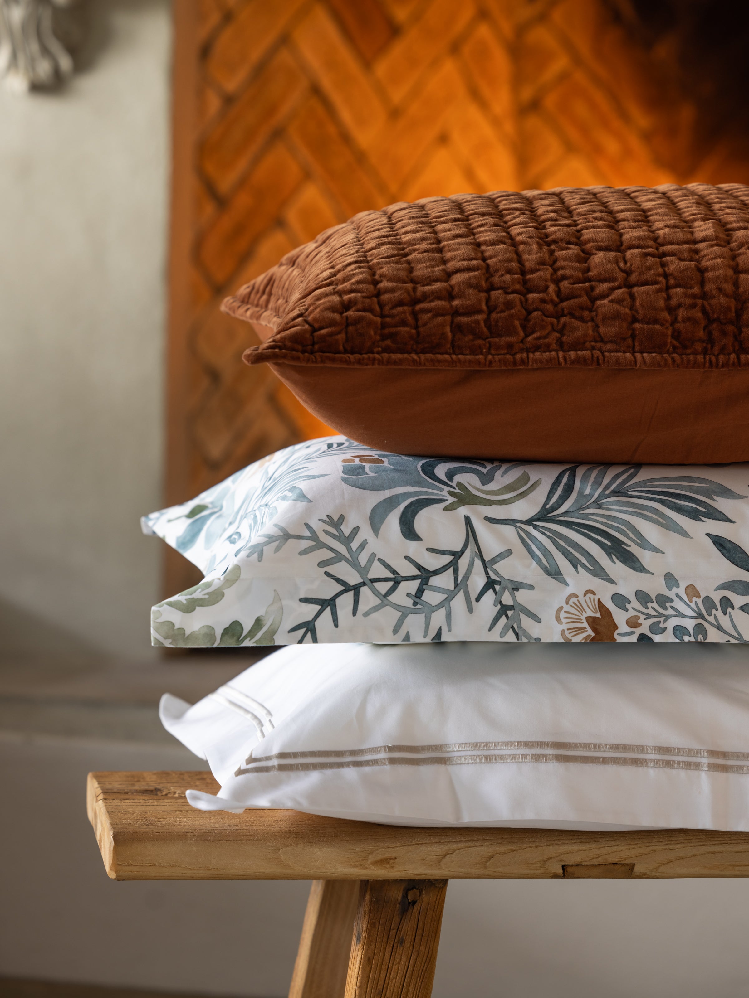 Bellevue Oxford Pillowcase Set | Floral-2