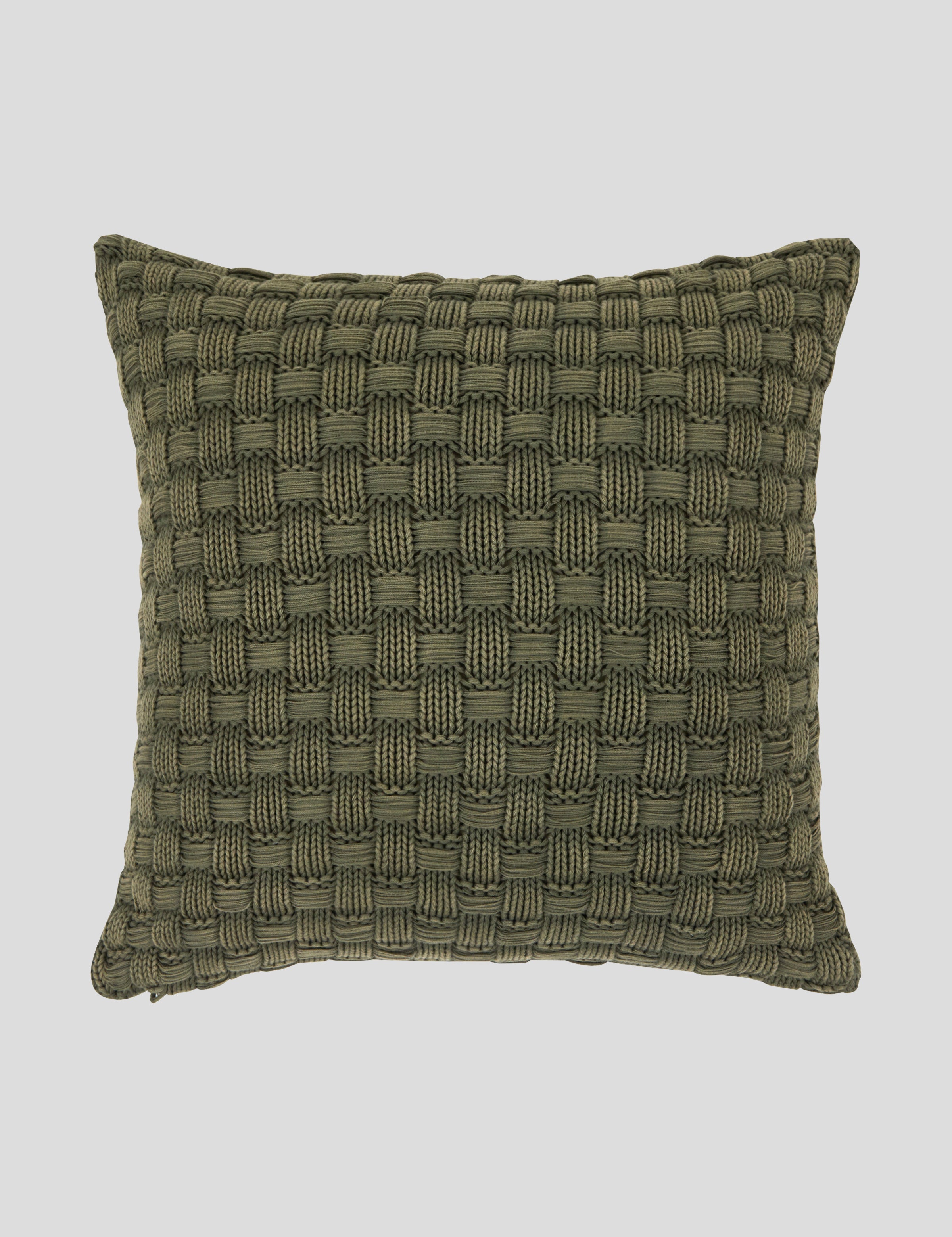 Belmont Square Cushion Cover | Olive-1