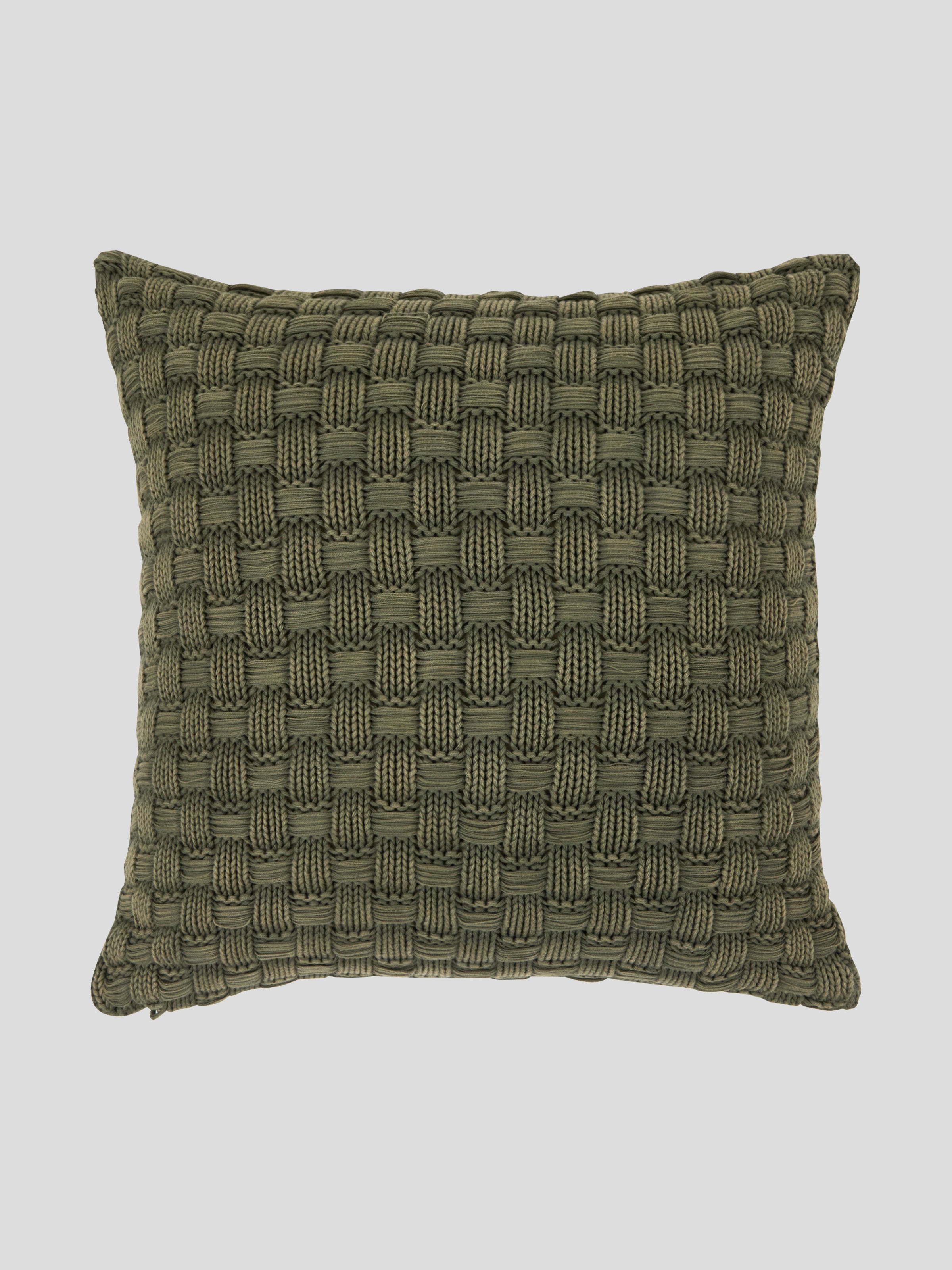 Belmont Square Cushion Cover | Olive-1