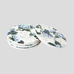 Beloved Hydrangea Ceramic Coaster Set of 4 | Blue Floral-1