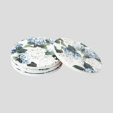Beloved Hydrangea Ceramic Coaster Set of 4 | Blue Floral-1