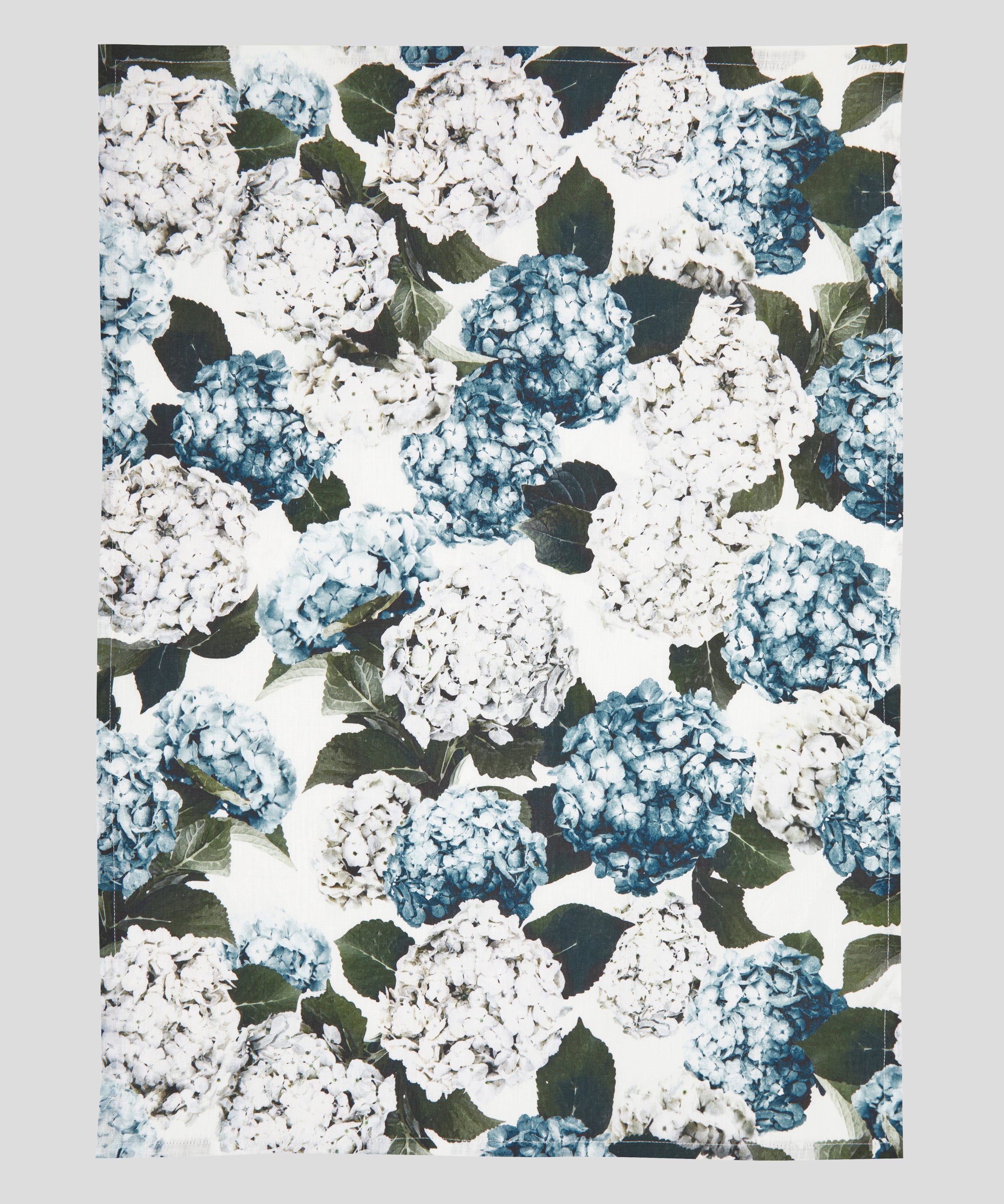 Beloved Hydrangea Linen Tea Towel | Blue Floral-3
