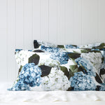 Beloved Hydrangea Lodge Pillowcase Set | Blue Floral-1