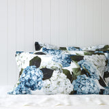 Beloved Hydrangea Lodge Pillowcase Set | Blue Floral-1