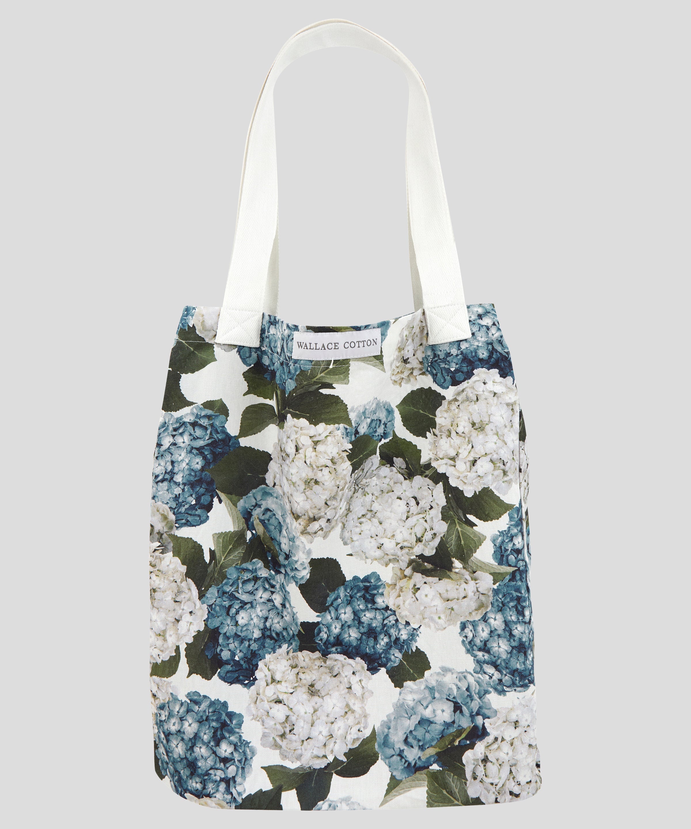 Beloved Hydrangea Tote Bag | Blue Floral-1
