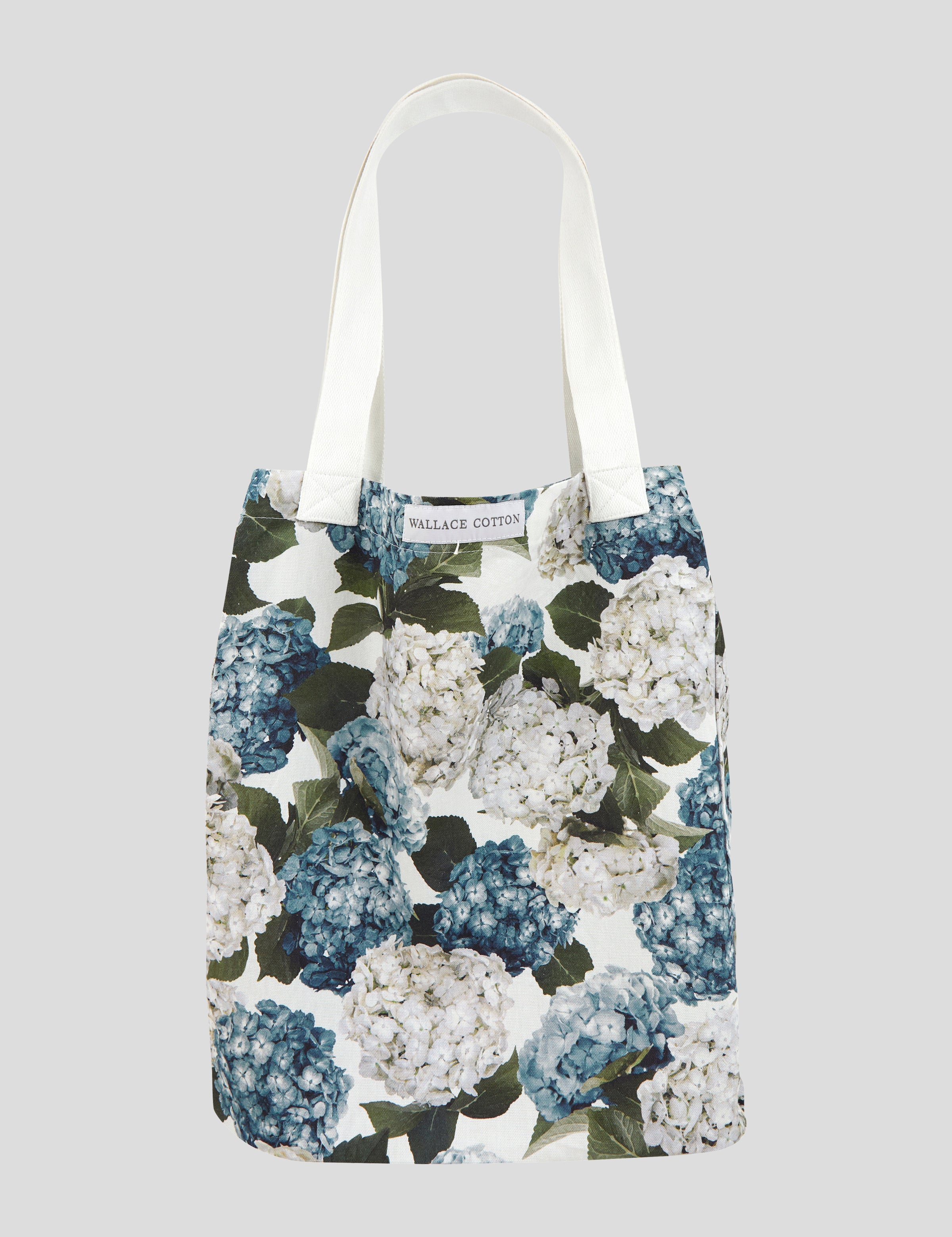 Beloved Hydrangea Tote Bag | Blue Floral-1